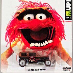 2013 Hot Wheels Pop Culture Disney The Muppets Animal Midnight Otto Redline Real
